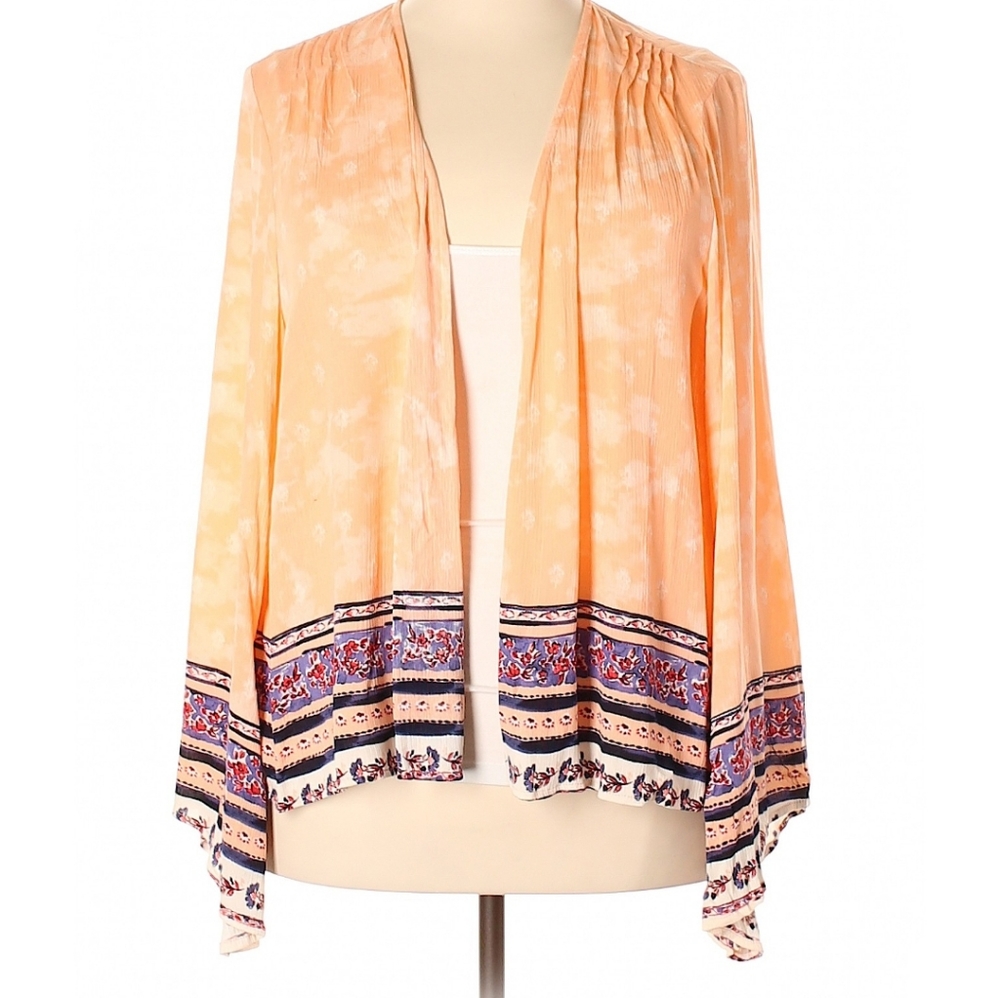 Torrid coral kimono size 0 (xl)